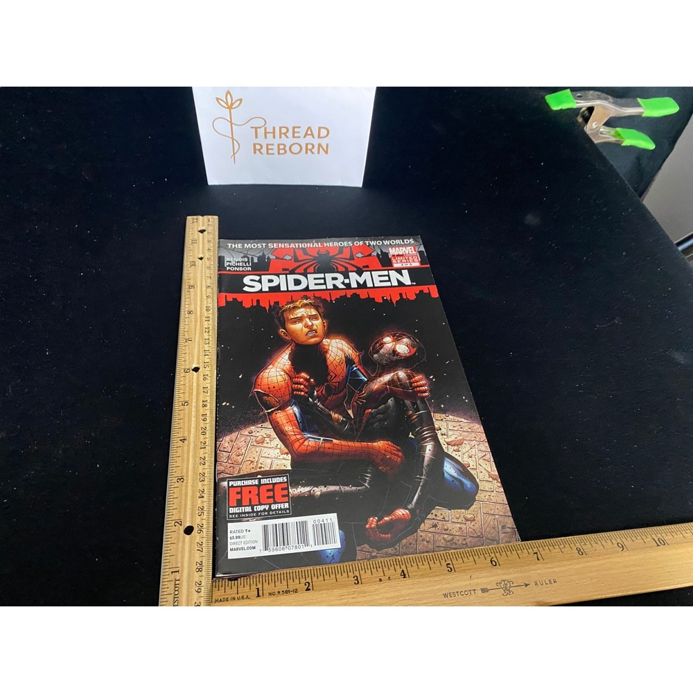 Spider-Men #1 Marvel Comic Book Most Sensational Heroes 2 Worlds